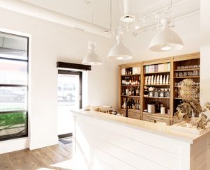 Cafe at Glow Day Spa.