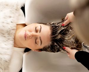 Hair treatments available. Hair facial.