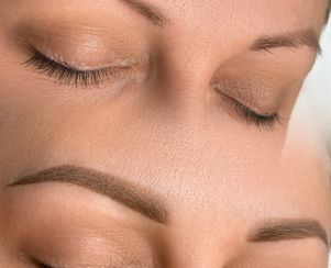 Powdered Ombre Eyebrows