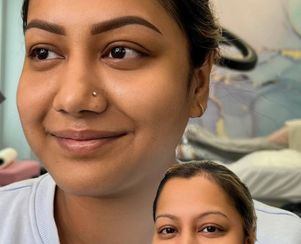Powdered Ombre Eyebrows