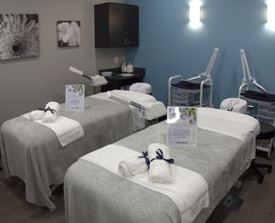 Side by side massage or facials for 2!