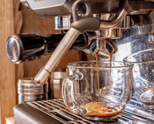 Specialty coffee available at Cafe.